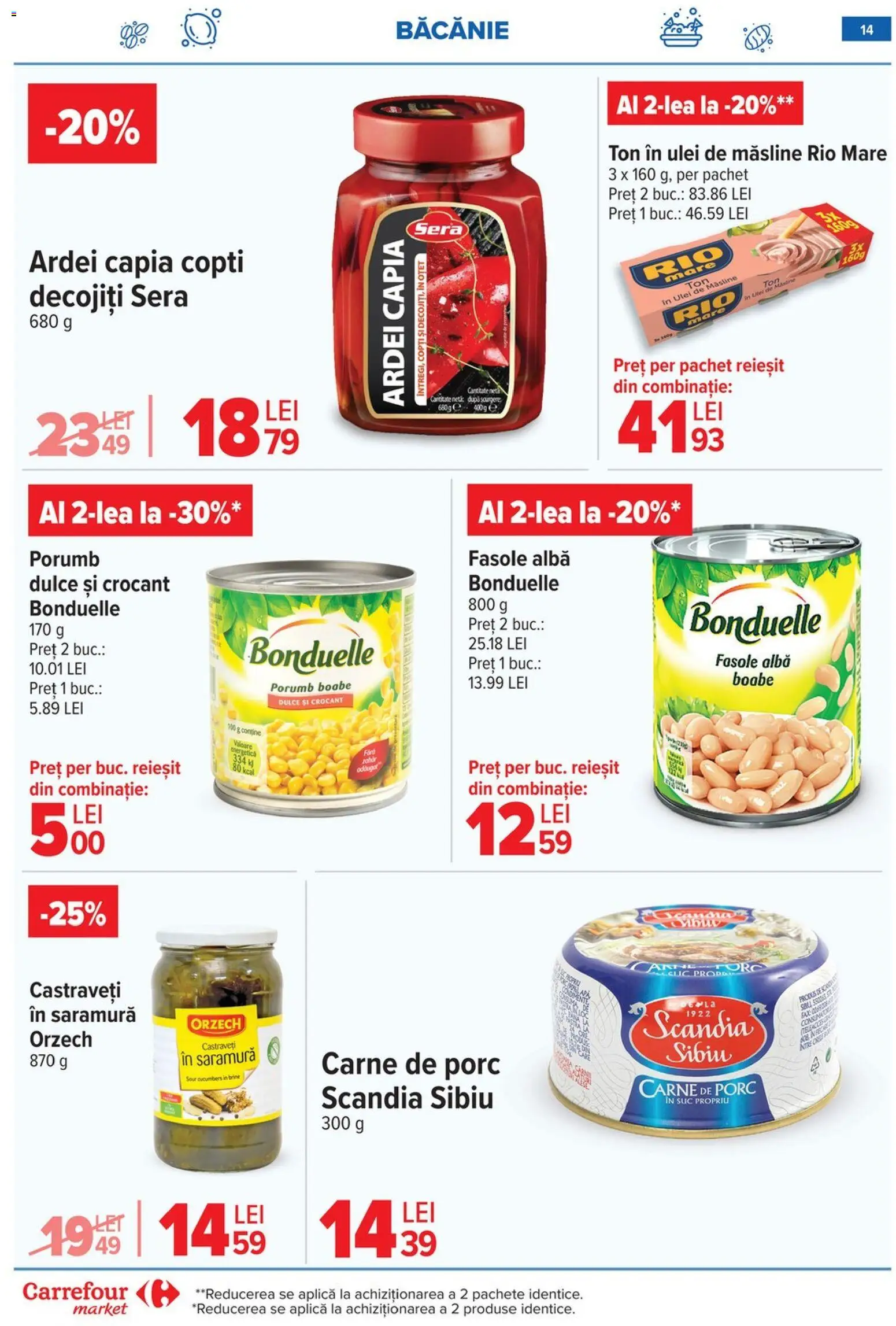 Noul catalog Carrefour – valabil de la 18.02.2026 | Pagină: 15 | Produse: Ardei, Oțet, Carne De Porc, Castraveți