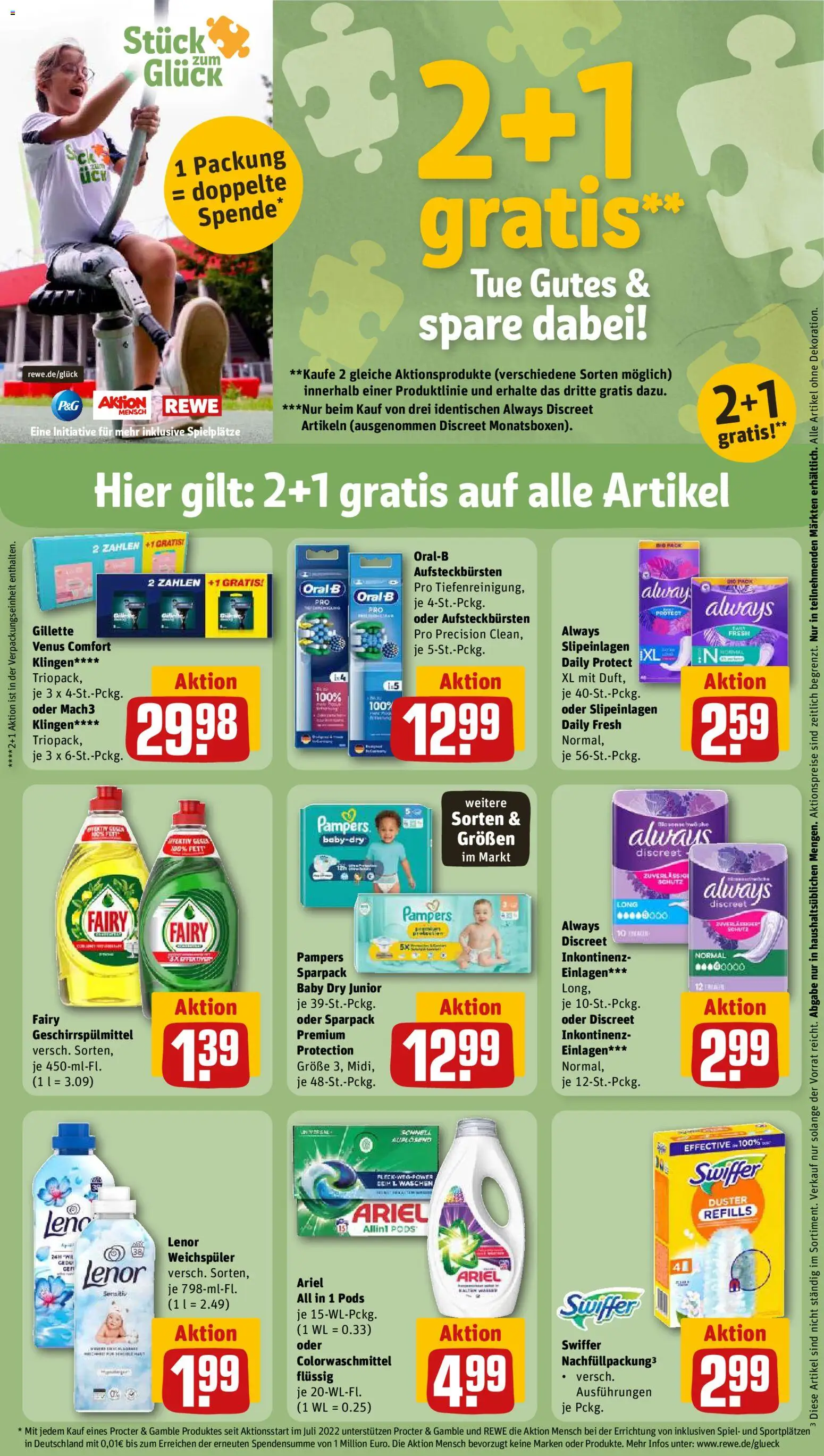 Rewe ihr Kaufpark Prospekt 	 – gültig ab 23.03.2026 | Seite: 27 | Produkte: Spiel, Lenor, Weichspüler, Geschirrspülmittel