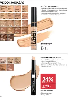 AVON leidinys galioja nuo 01.11.2025 | Puslapis: 72 | Prekių: Maskuoklis, Makiažas