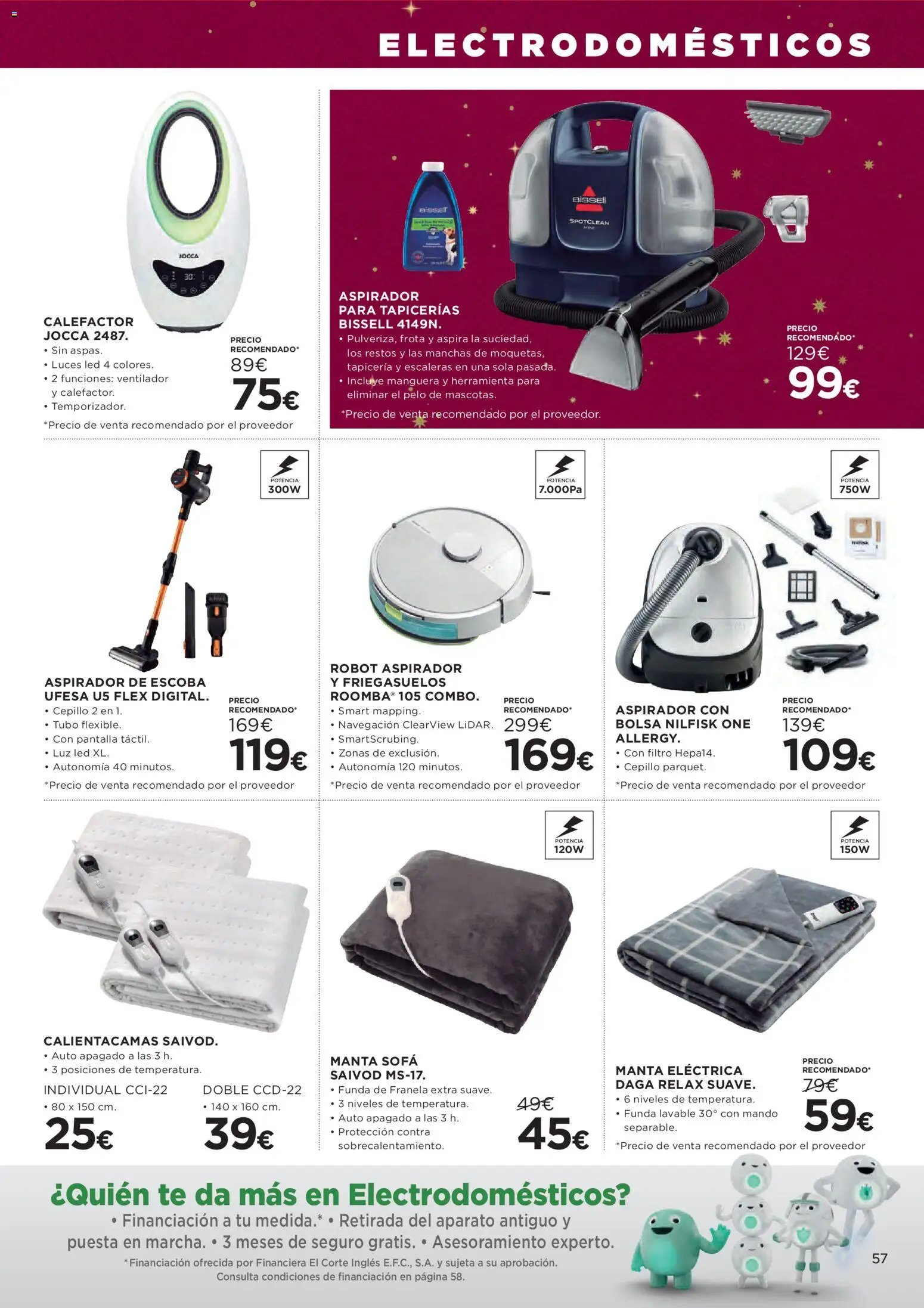 Hipercor catálogo │ válido desde el 18.12.2025 | Página: 62 | Productos: Cepillo, Escoba, Navegación, Aspirador