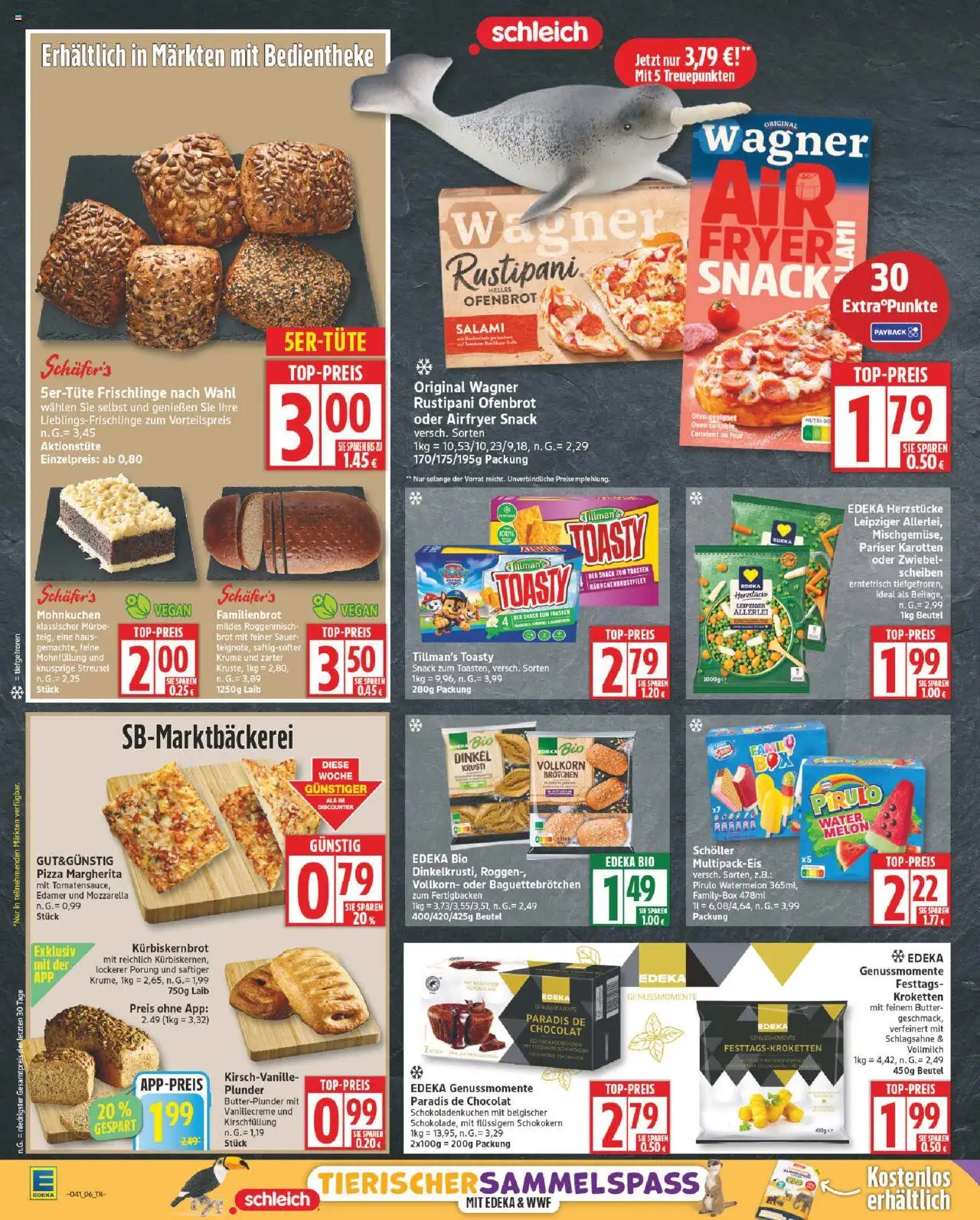 Edeka Prospekt 	 – gültig ab 06.10.2025 | Seite: 6 | Produkte: Schlagsahne, Tomaten, Edamer, Brot