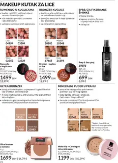 Bronzer - kuglice za lice, kuglice u više veličina, u više nijansi za multidimenzionalni sjaj, dovoljno mesta da ih lepo izblendaš bez prosipanja, sa mineralnim pigmentima - pregled AVON kataloga - važi od 01.11.2025 | Strana: 74