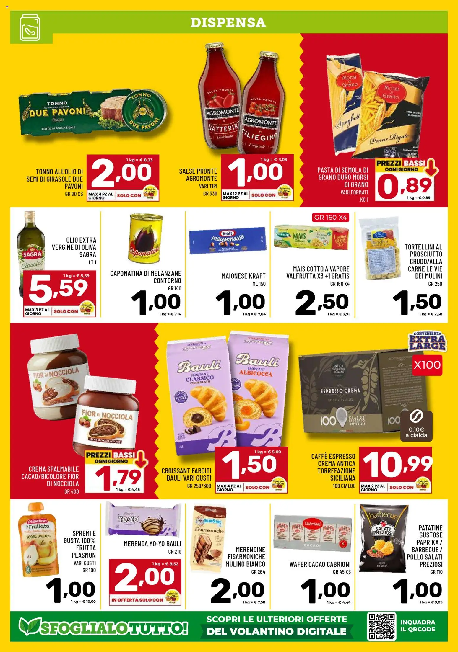 Volantino Il Centesimo del 07.04.2026 | Pagina: 8 | Prodotti: Cioccolato, Maionese, Salsa, Tonno