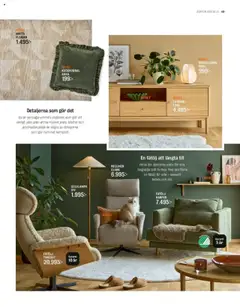 Mio - erbjudanden - Förhandsvisning av reklamblad från butik Mio aktuell från 01.09.2025 | Sida: 49 | Produkter: Bordslampa, Golvlampa, Fåtölj, Matta