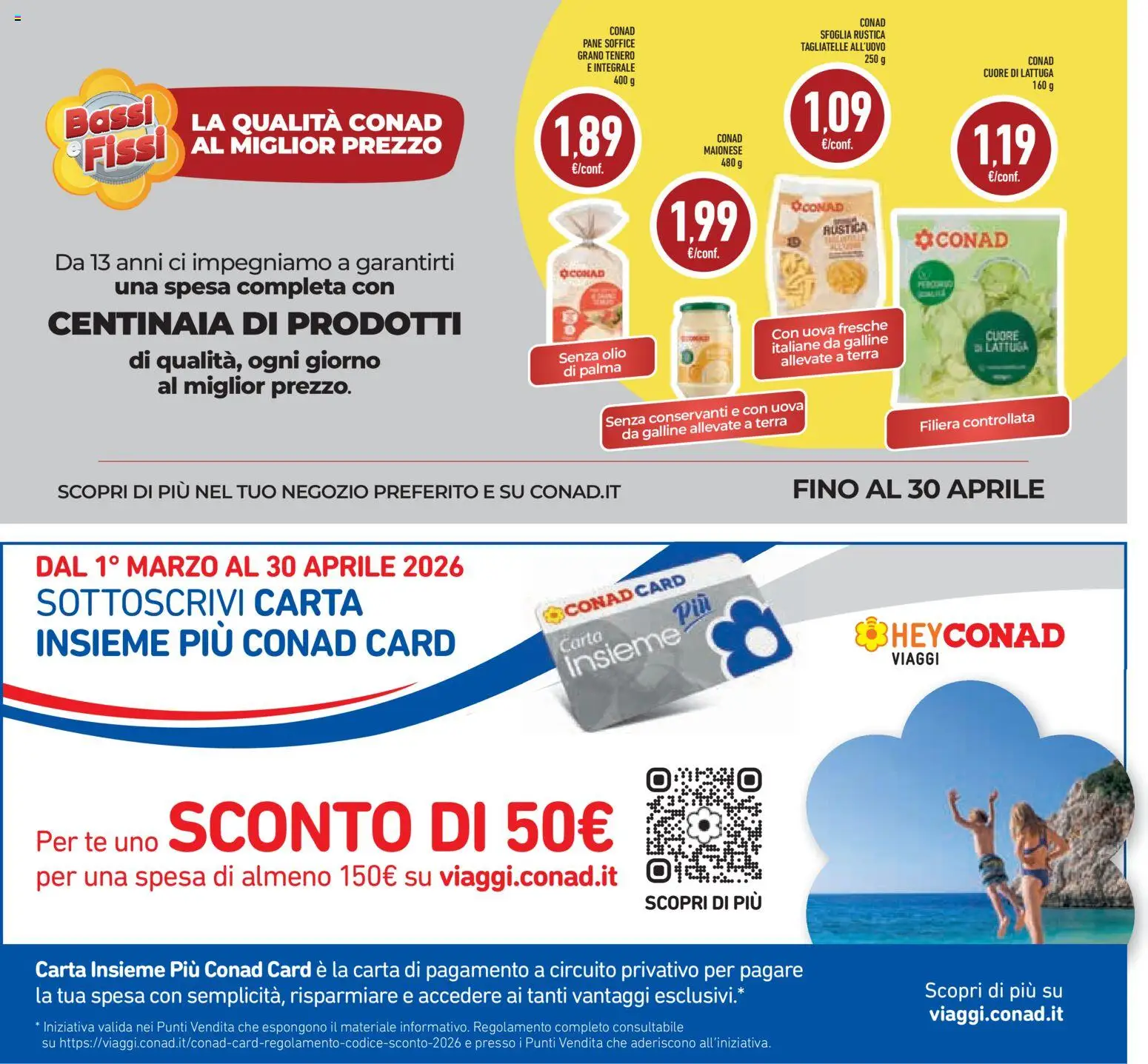 Volantino Conad del 11.03.2026 | Pagina: 43 | Prodotti: Pane, Maionese, Olio, Terra