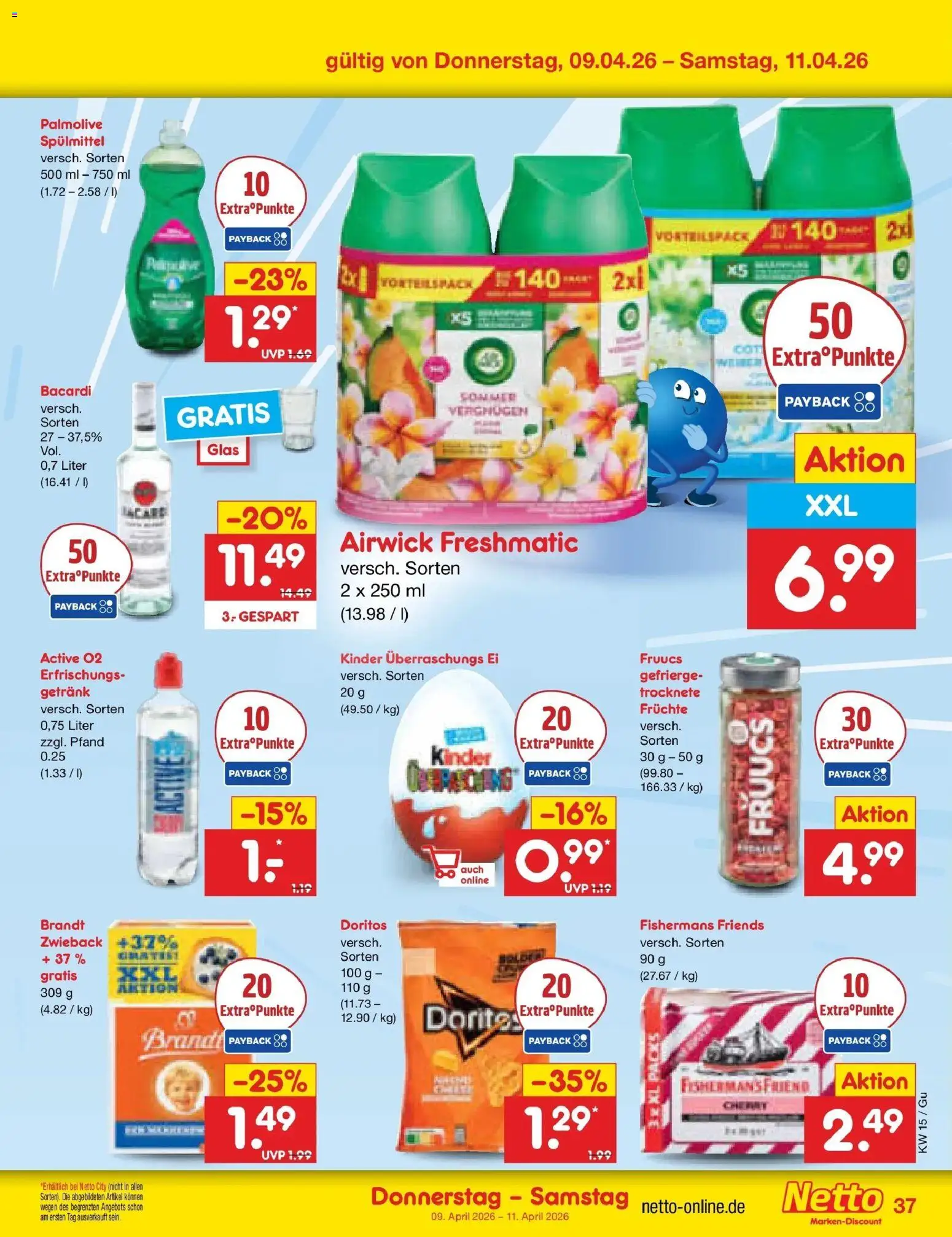 Netto Marken-Discount Prospekt Machern	 – gültig ab 05.04.2026 | Seite: 53 | Produkte: Bacardi