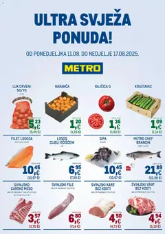 Metro  Ultra svježa ponuda - Pregled kataloga iz trgovine Metro, vrijedi od 11.08.2025