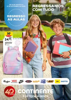 Pré-visualização Continente - Regresso às Aulas: Regressamos com tudo válido de 12.08.2025