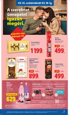 Kinley Szénsavas üdítőital***, Pink / lila +50 Ft betétdíj 1,5l; 1l = 420 Ft - amely érvényes a következő dátumtól: 12.02.2026 | Oldal: 17 | Termékek: Szőlő, Raffaello, Ferrero rocher, Csokoládé