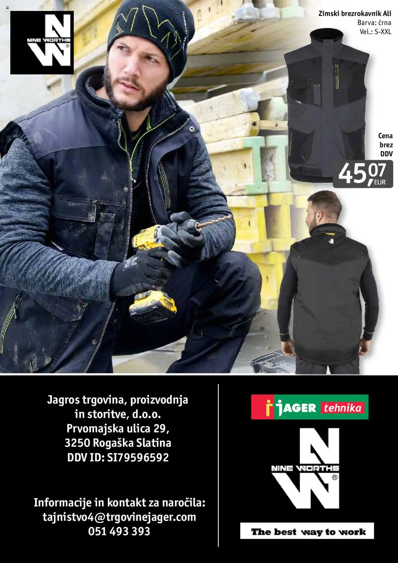 Jager katalog delovnih oblačil │ velja od 29.01.2024 | Stran: 8 | Izdelki: Brezrokavnik, Barva