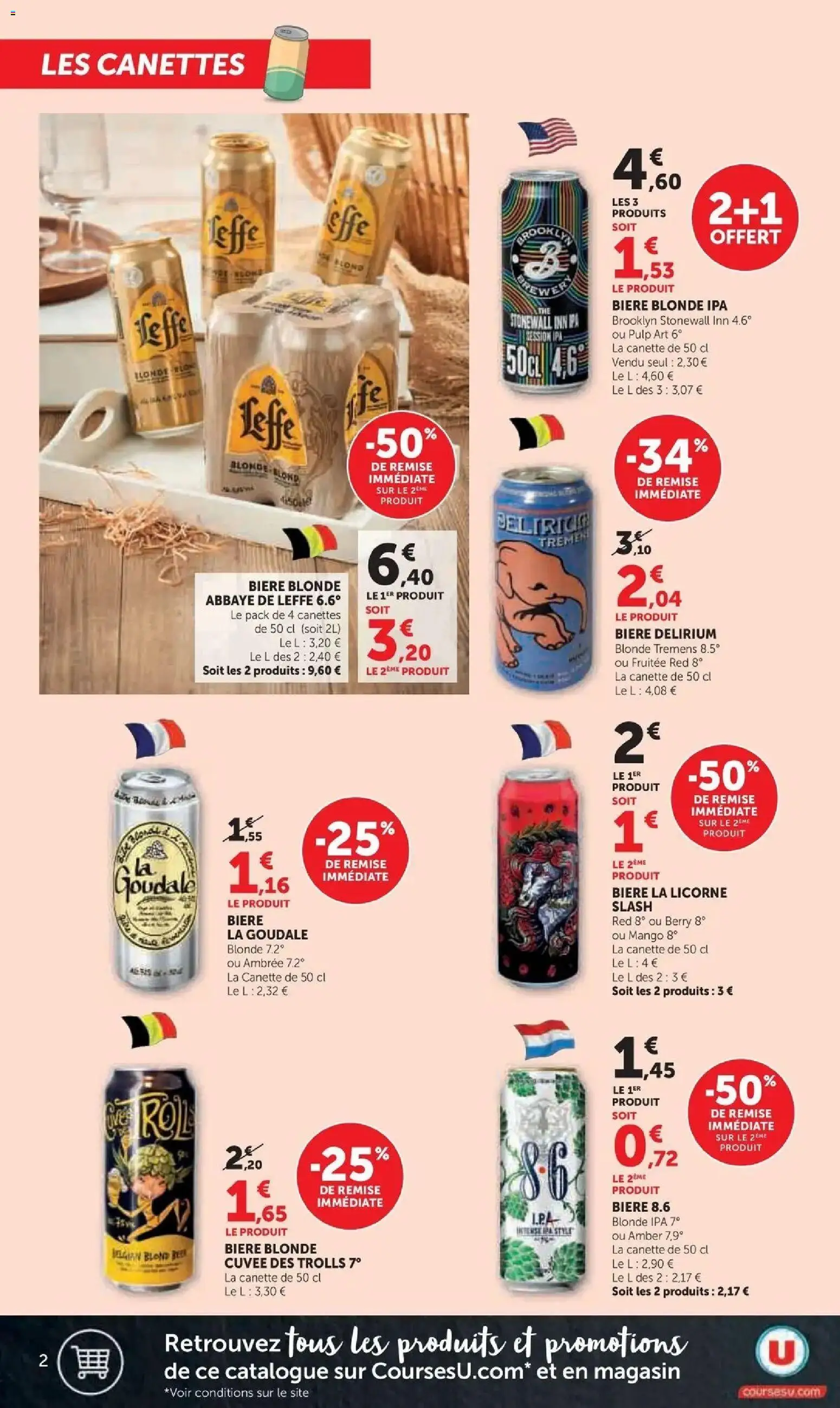 {H1} | Page: 2 | Produits: Goudale, Bière blonde, Bière