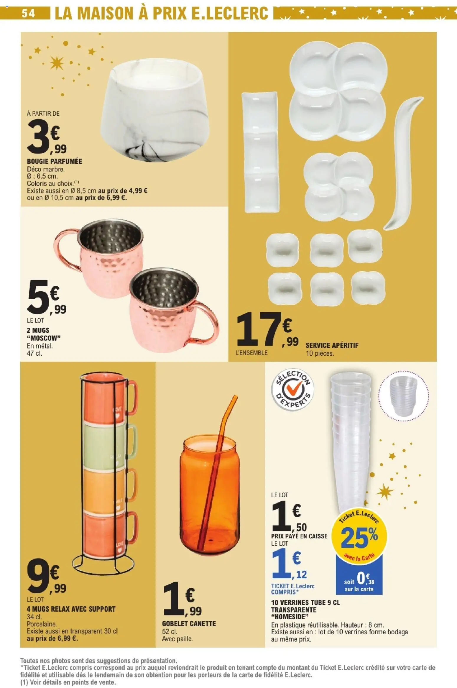 {H1} | Page: 54 | Produits: Mugs, Verrines