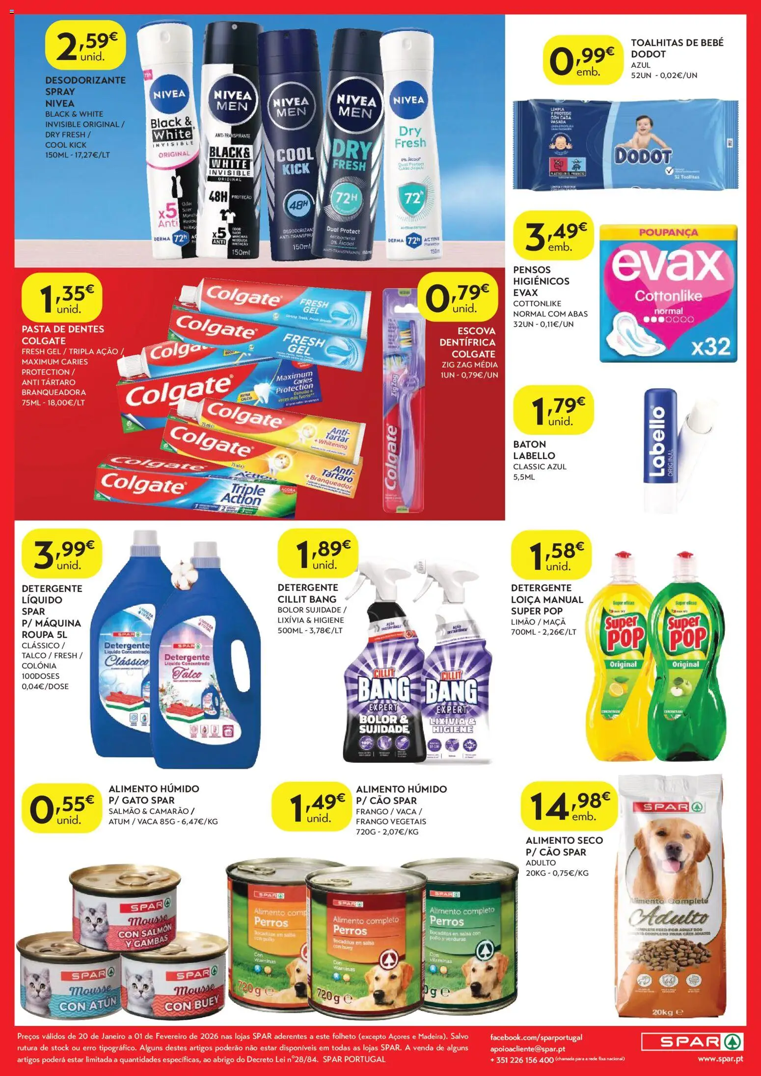 Spar - folheto │ válido de 20.01.2026 | Página: 8 | Produtos: Atum, Camarão, Desodorizante, Salmão