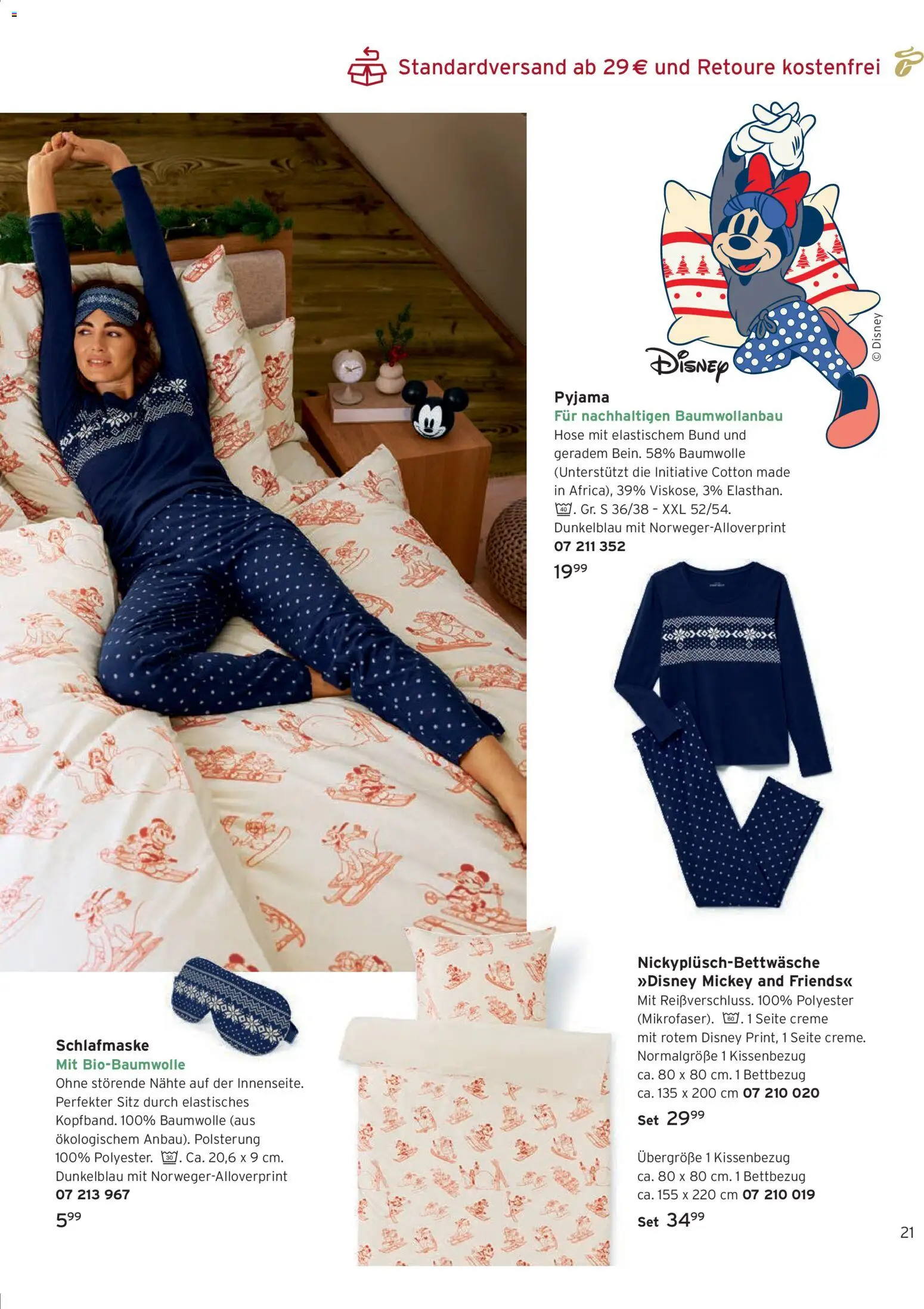 Angebote Tchibo – gültig ab 01.12.2025 | Seite: 21 | Produkte: Creme, Hose, Pyjama