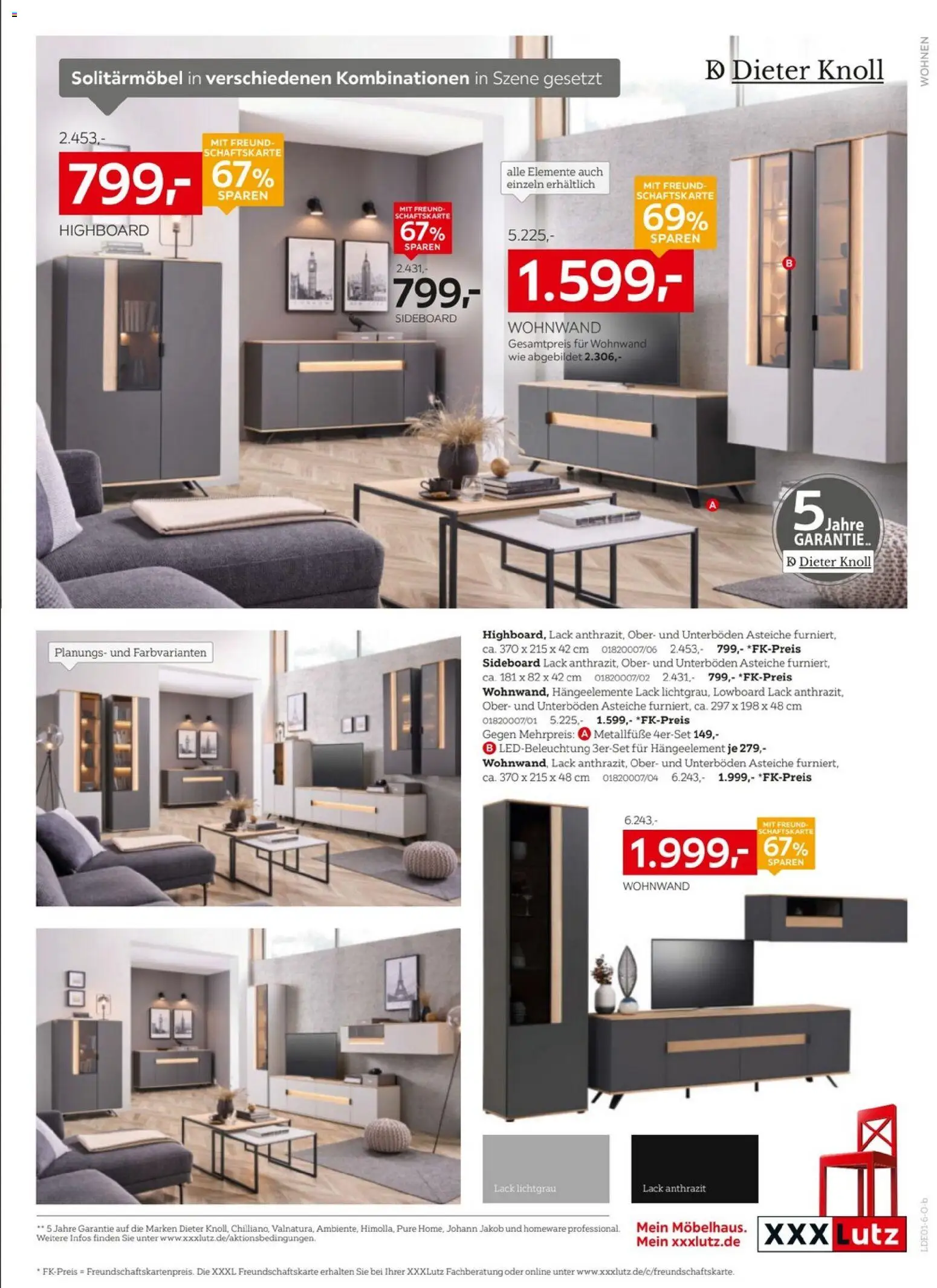 XXXL Lutz Prospekt 	 – gültig ab 02.01.2026 | Seite: 33 | Produkte: Sideboard, Wohnwand, Lowboard, HIghboard