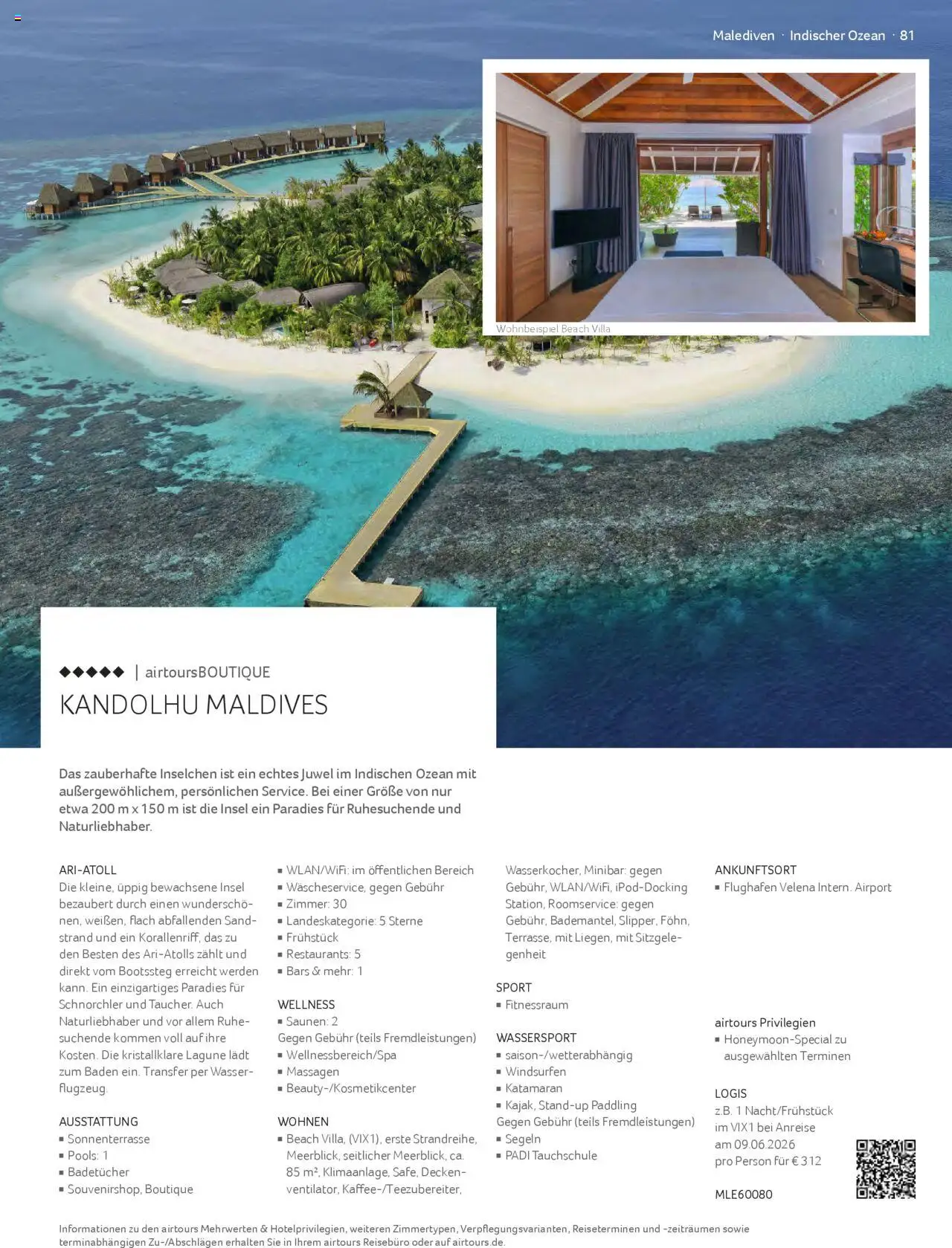 TUI airtours Katalog  Erstklassige Fernreisen 2025/26 – gültig ab 01.11.2025 | Seite: 81 | Produkte: Wasser