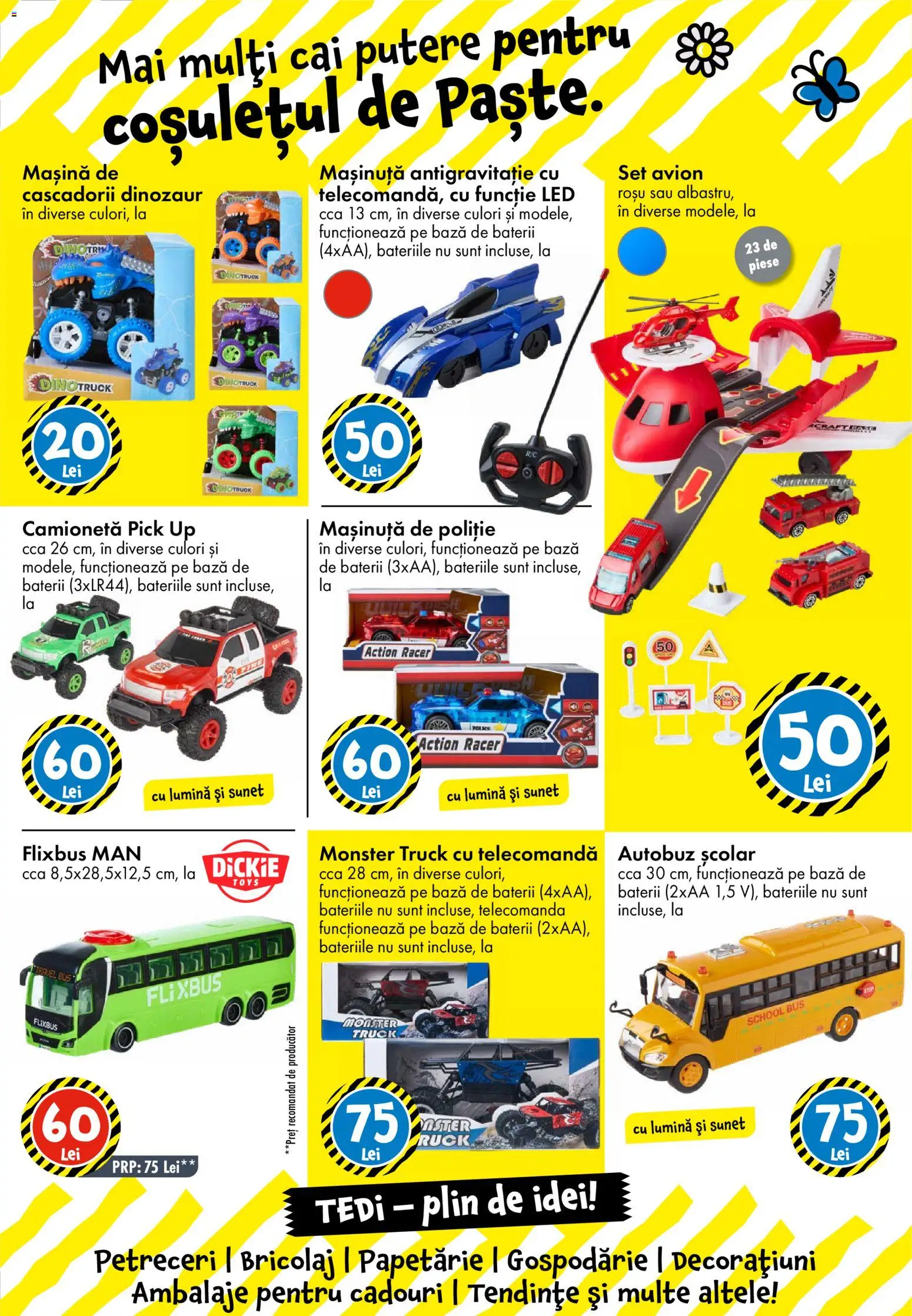 Noul catalog TEDi – valabil de la 13.03.2026 | Pagină: 14 | Produse: Tavuk suyu, Babak, Baterii