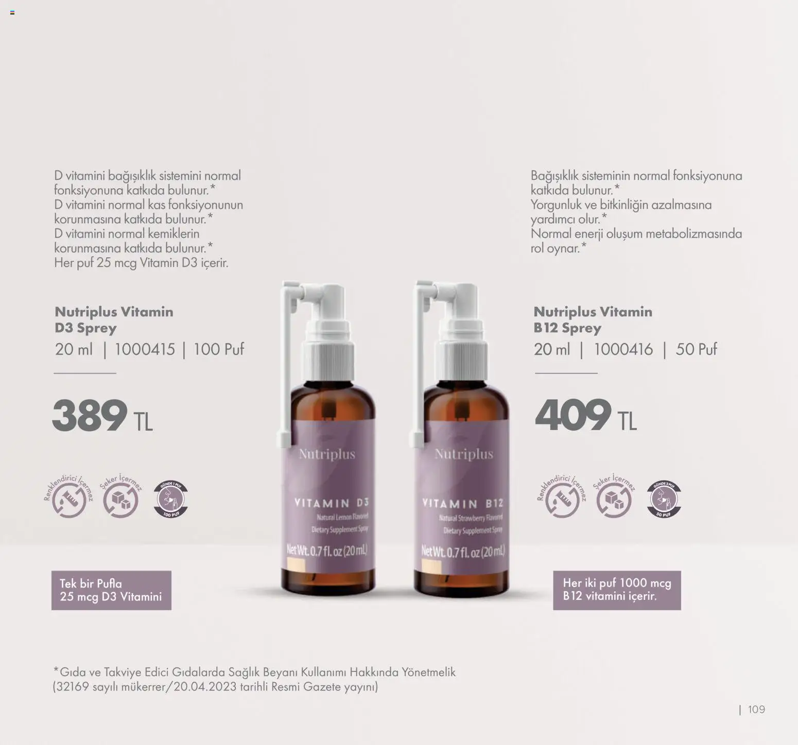 Farmasi Katalog - 01.01.2026 tarihinden itibaren geçerlidir | Sayfa: 109 | Ürünler: Şeker