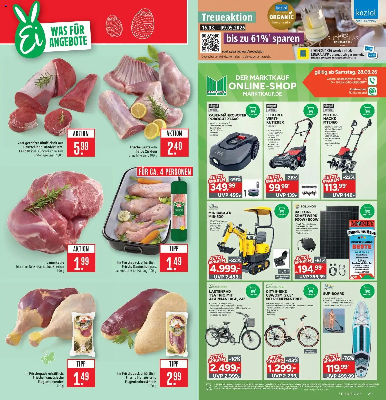 Marktkauf Prospekt Weil Am Rhein	 – gültig ab 30.03.2026 | Seite: 25 | Produkte: Lammkeule, Kaninchen, Rindfleisch, Uhr
