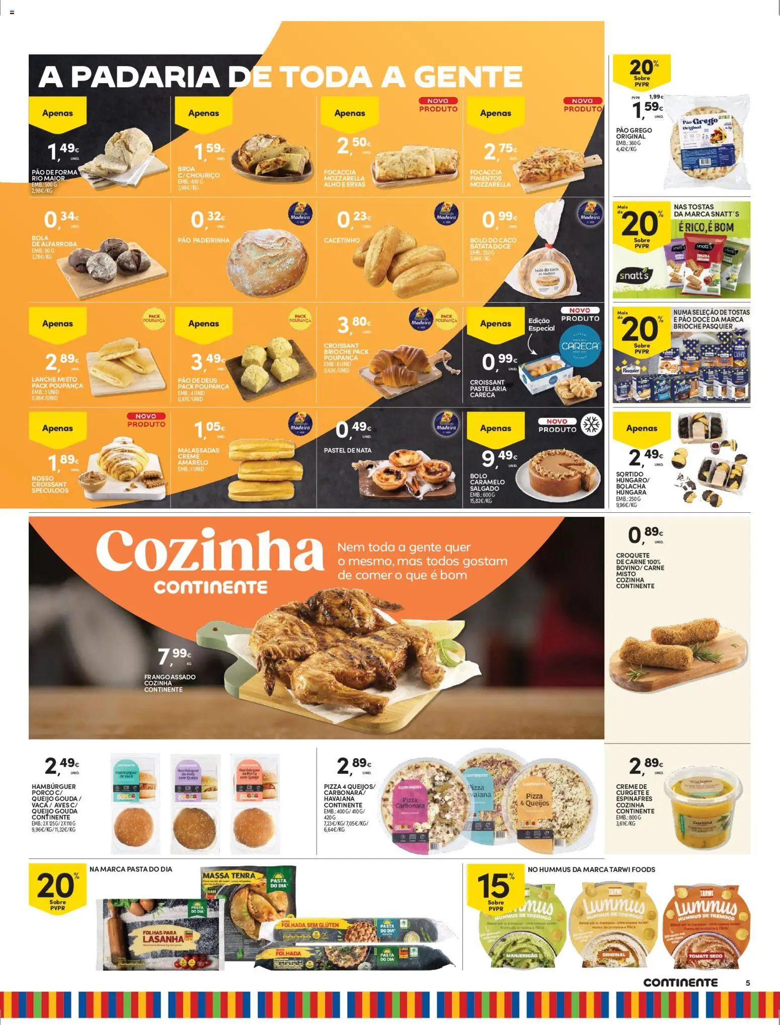 Continente Madeira │ válido de 28.04.2026 | Página: 5 | Produtos: Bolo, Tostas, Queijo, Tomate