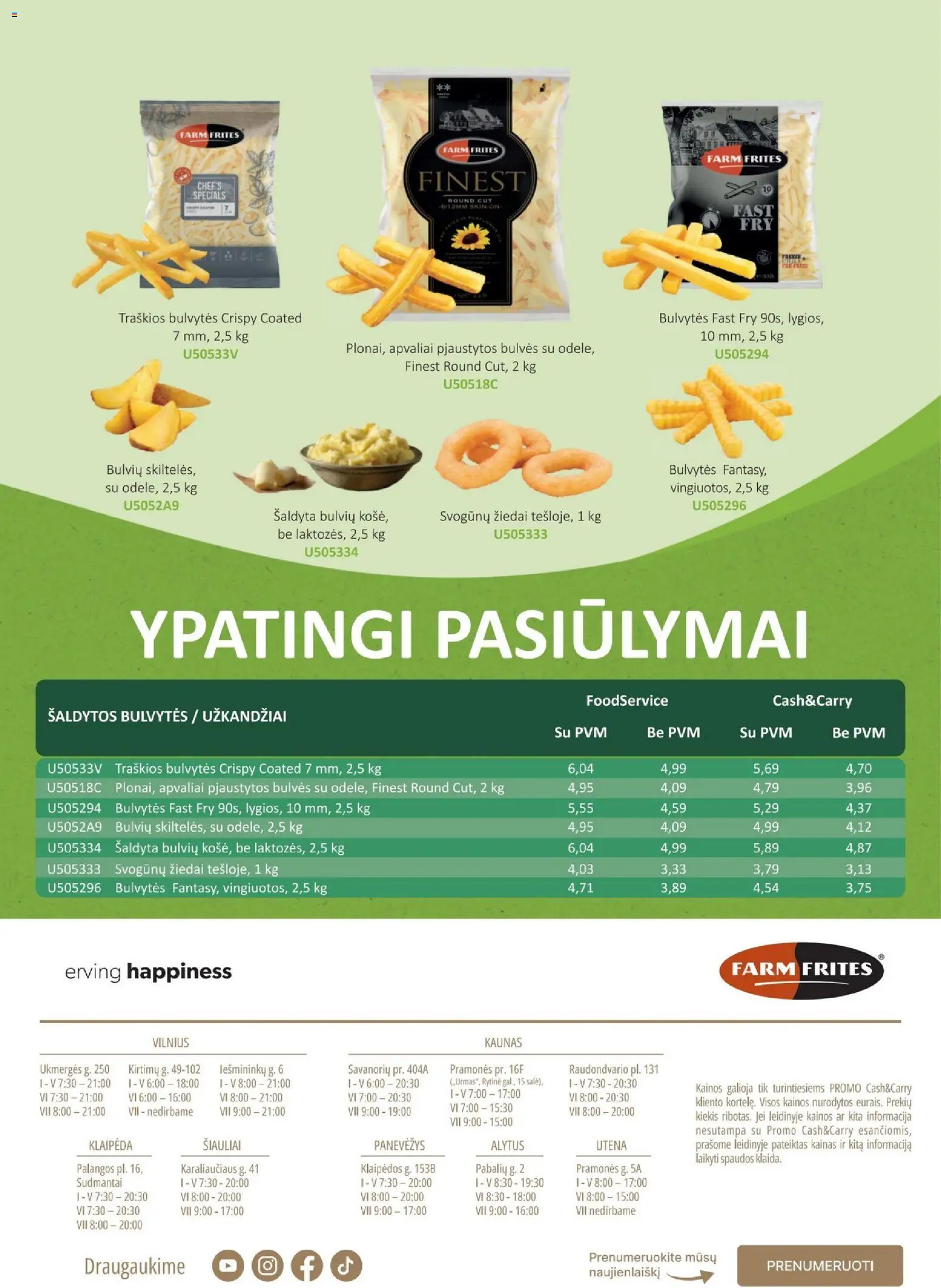 ePromo akcijos nuo 01.01.2026 | Puslapis: 10 | Prekių: Bulvės