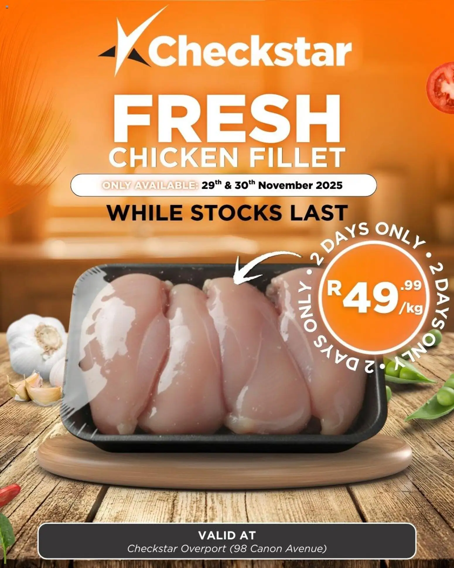 New Check Star catalogue – valid from 29.11.2025 | Page: 1 | Products: Chicken