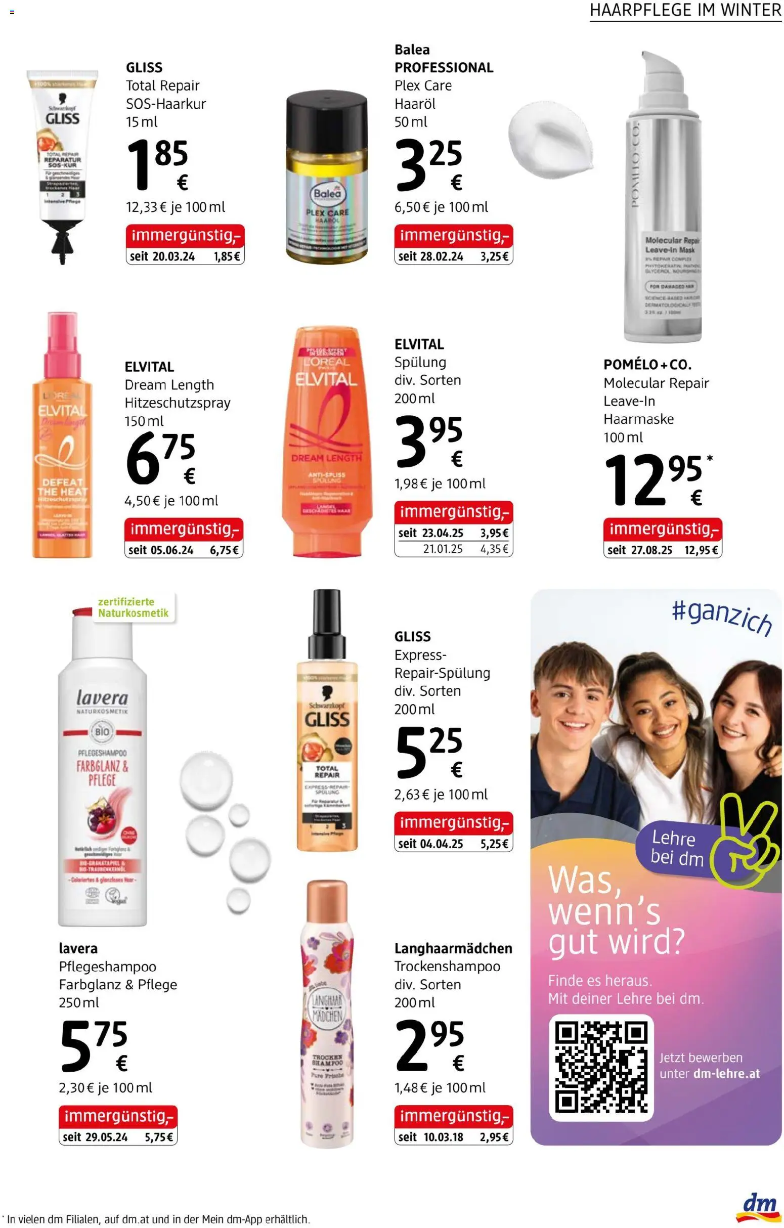 dm drogerie markt Journal Jänner 2026 gültig ab 08.01.2026 | Seite: 19 | Produkte: Shampoo, Spülung, Haarmaske, Haaröl