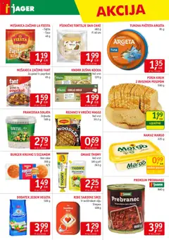 Novi Jager katalog ponudbe – veljaven od 17.09.2025 | Stran: 9 | Izdelki: Tuna, Namaz, Kruh, Ribe