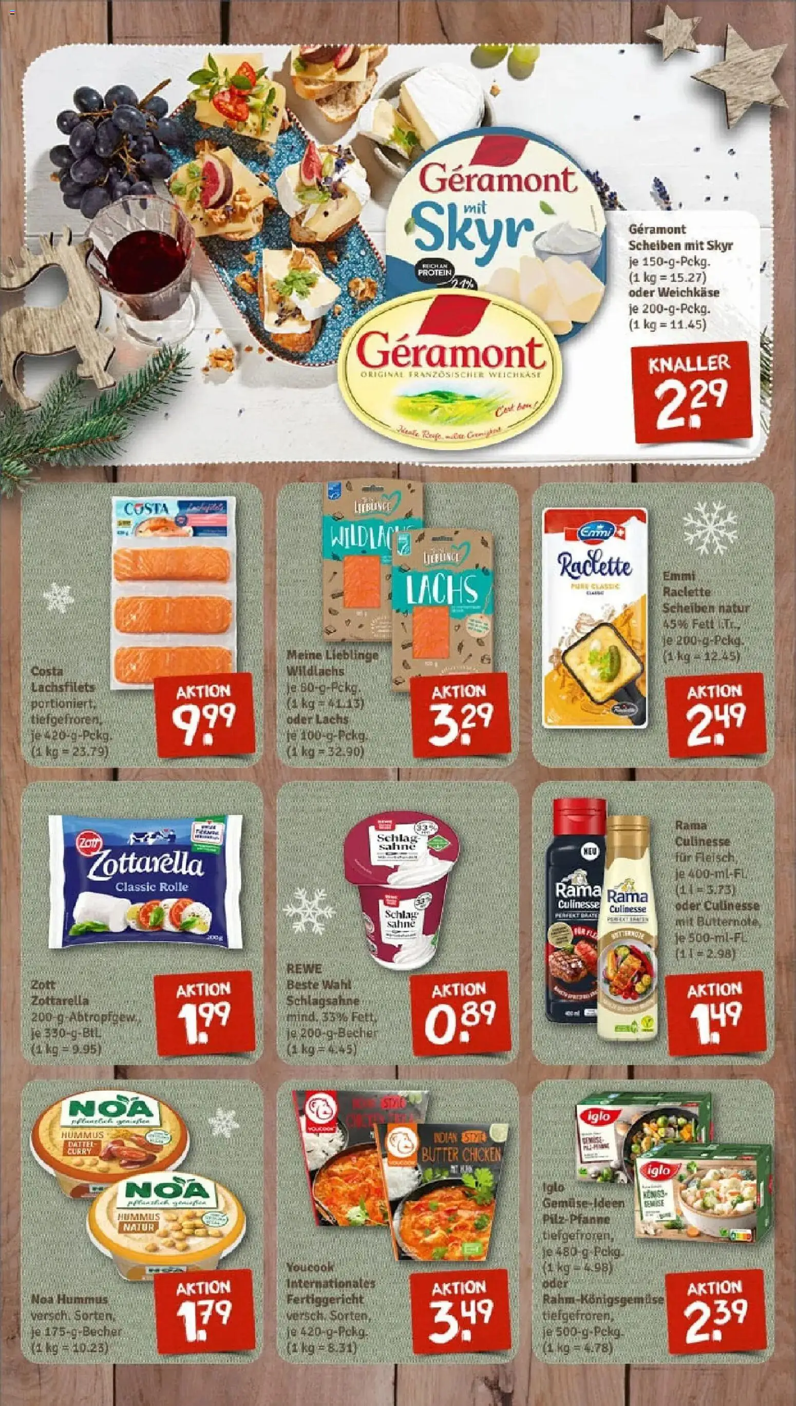 Rewe prospekt Lauterbach/Maar	 – gültig ab 23.11.2025 | Seite: 7 | Produkte: Butter, Iglo, Lachs, Sahne