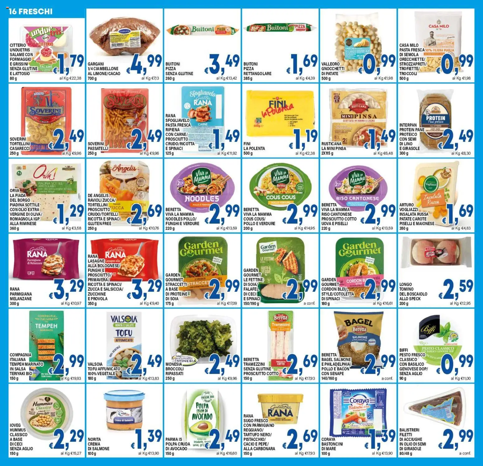 Volantino DEM del 17.03.2026 | Pagina: 16 | Prodotti: Pane, Pollo, Riso, Formaggio