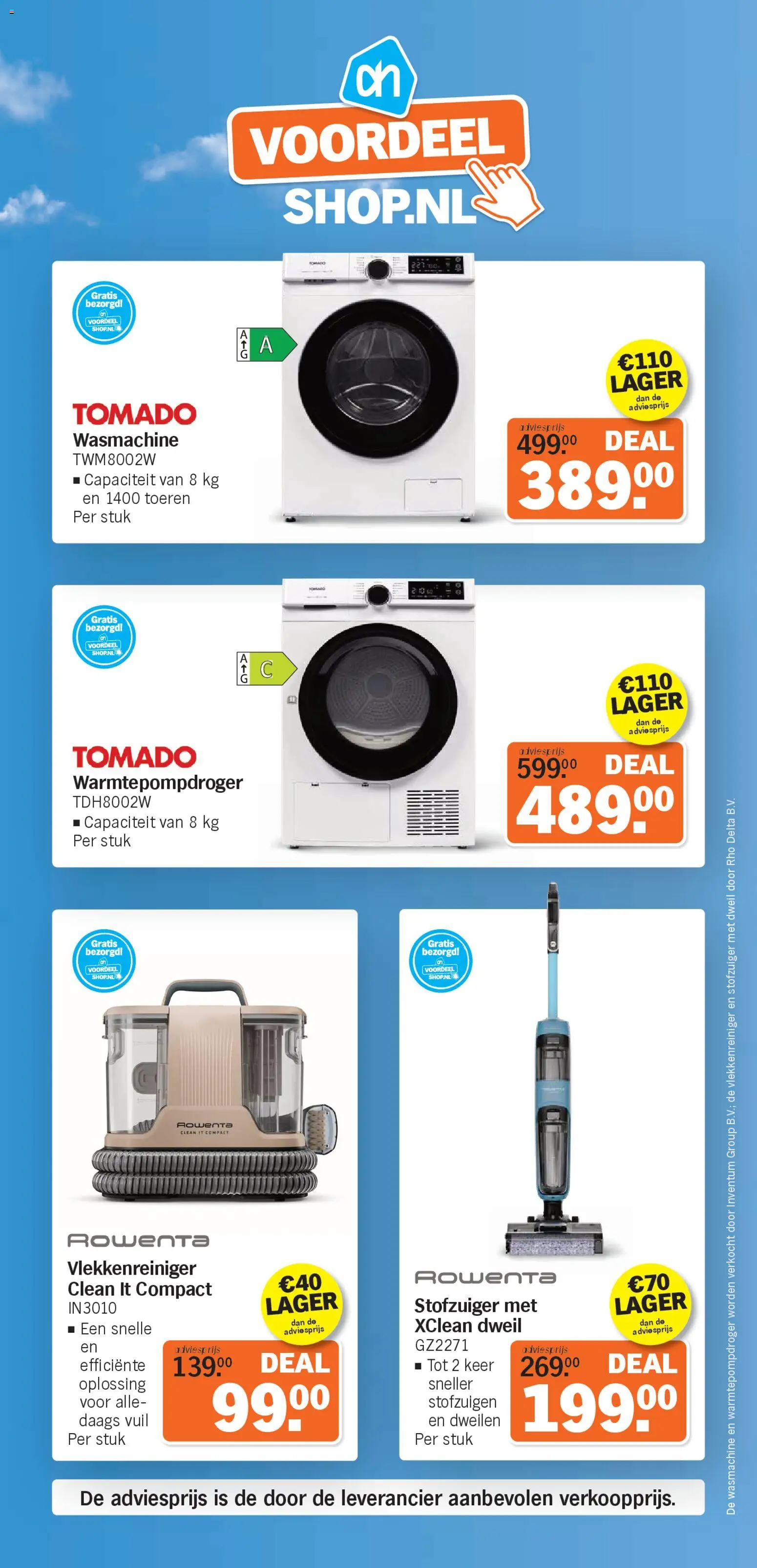 {H1} | Pagina: 6 | Producten: Wasmachine, Stofzuiger