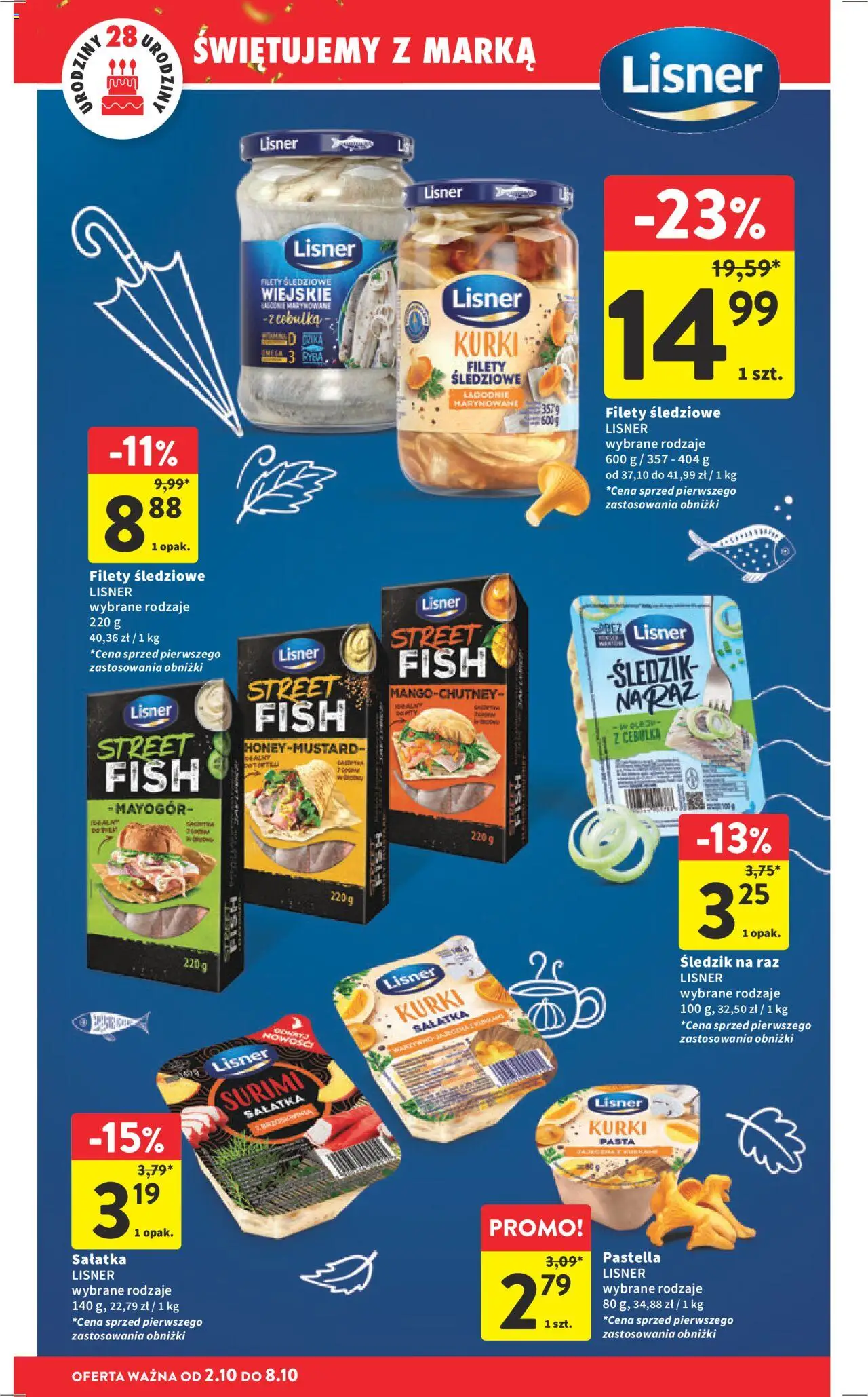 Intermarche Gazetka od 02.10.2025 | Strona: 12 | Produkty: Surimi, Sałatka
