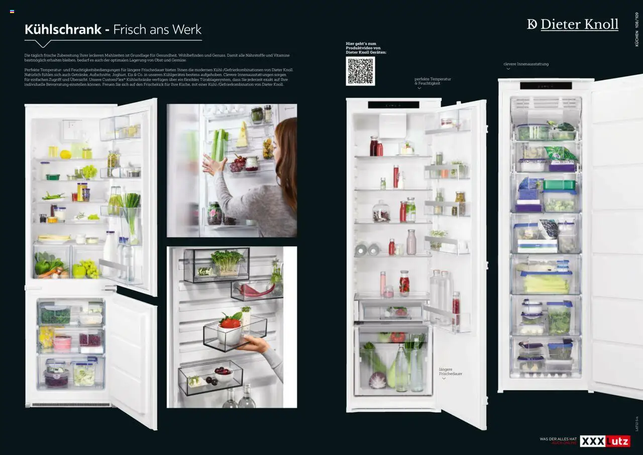 XXXLutz - Die neuen Küchentrends gültig ab 01.08.2025 | Seite: 55 | Produkte: Eis, Obst, Kühlschrank