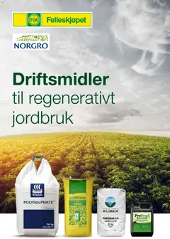 Forhåndsvisning av Felleskjøpet Driftsmidler til regenerativt jordbruk gyldig fra 02.01.2026