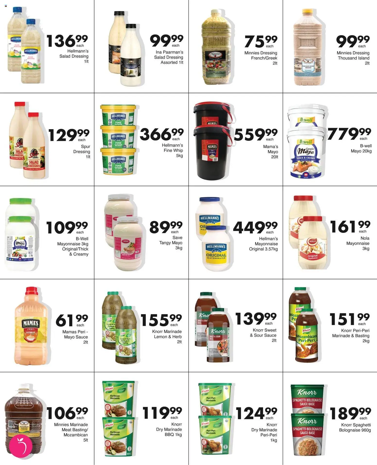 New Save catalogue – valid from 13.04.2026 | Page: 10 | Products: Dressing, Mayonnaise, Sauce, Lemon