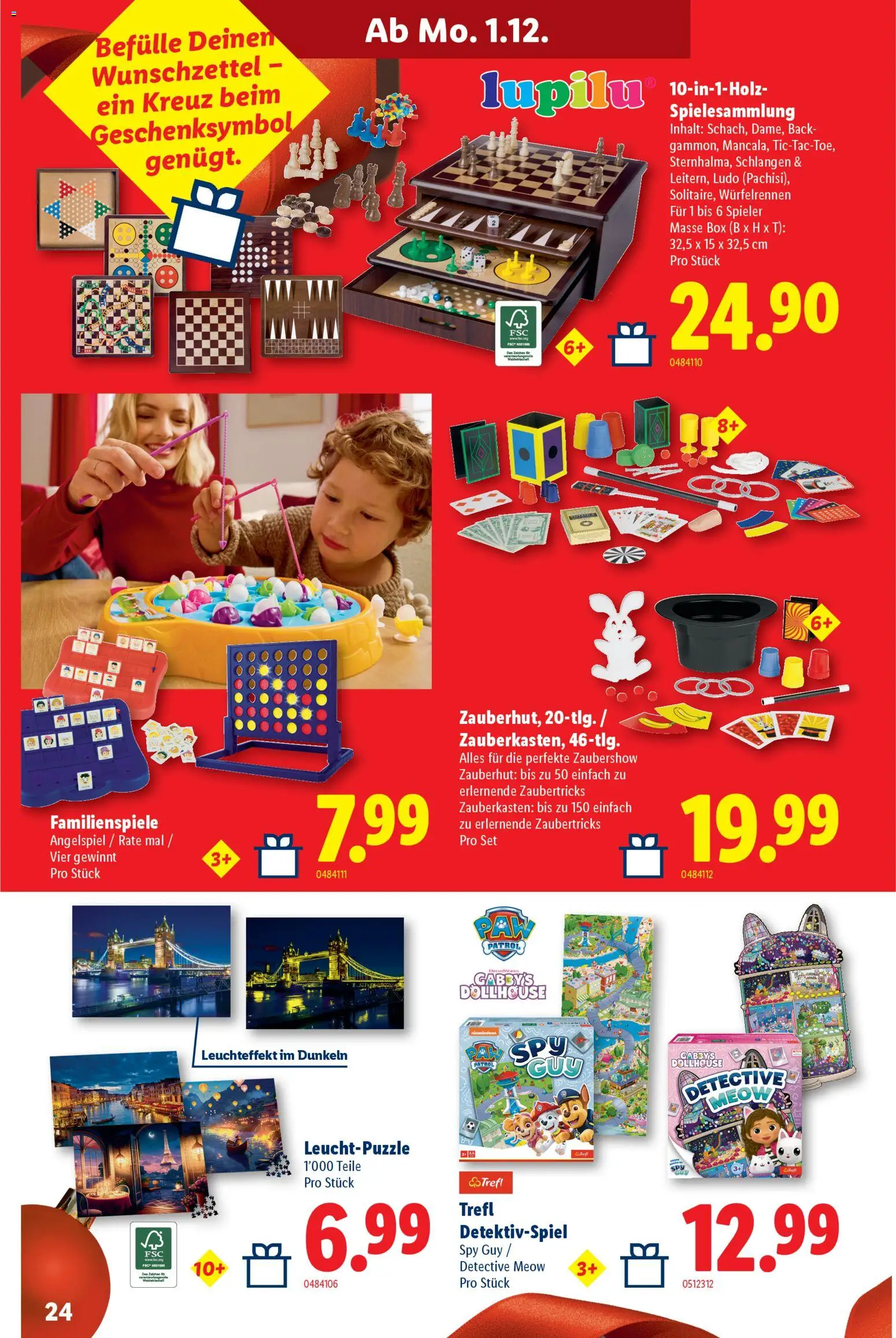 Lidl Aktionen Spielwarenmagazin – gültig ab 30.10.2025 | Seite: 24