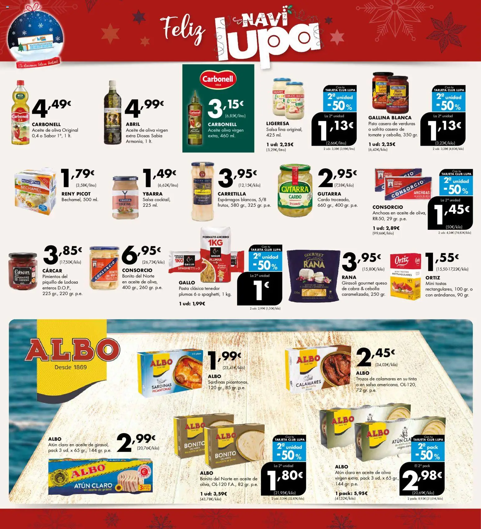 Lupa Supermercados folleto │ válido desde el 18.12.2025 | Página: 10 | Productos: Calamares, Queso, Aceite, Aceite de oliva