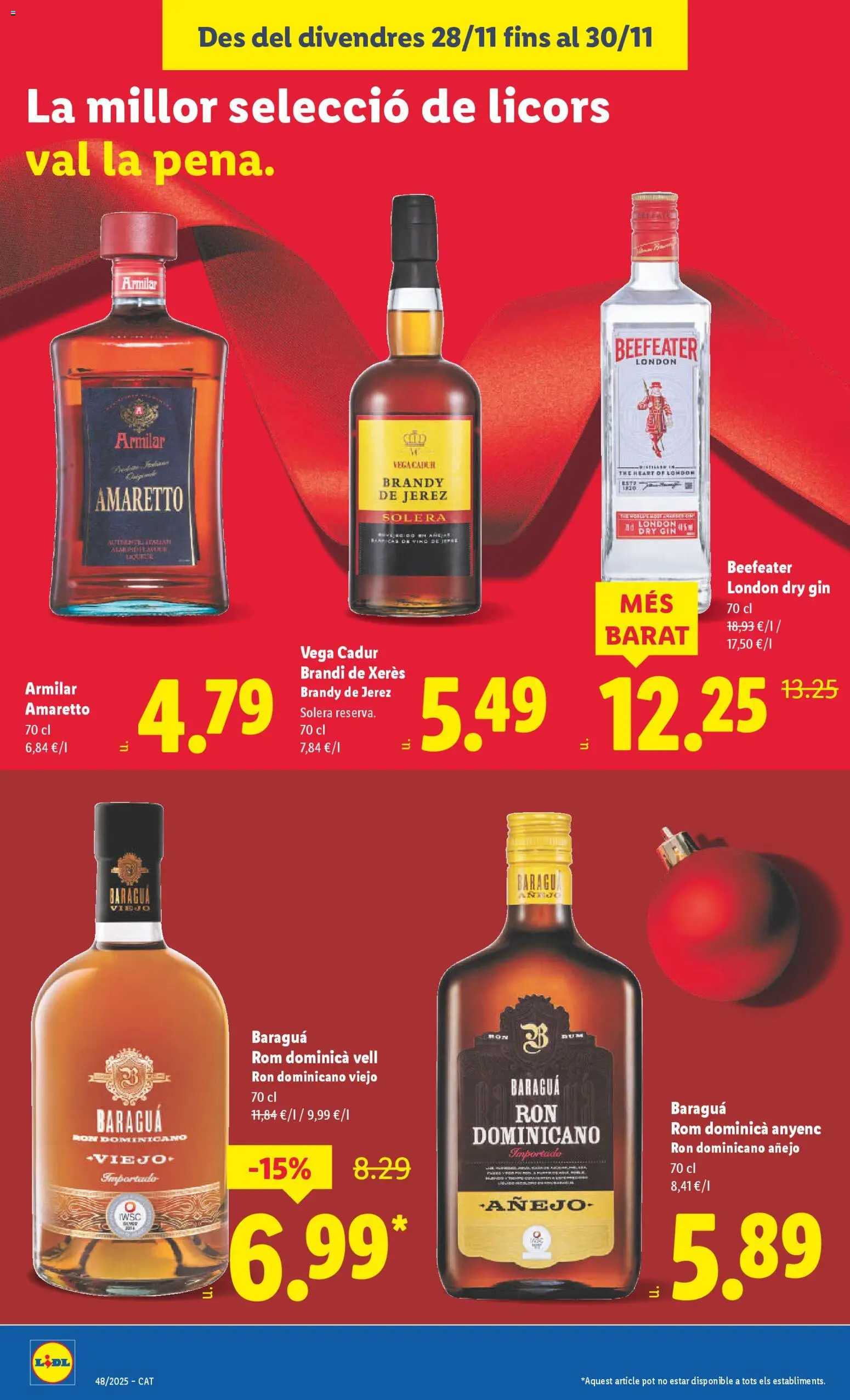 Lidl folleto │ válido desde el 24.11.2025 | Página: 36 | Productos: Ron, Μαύρο πιπέρι