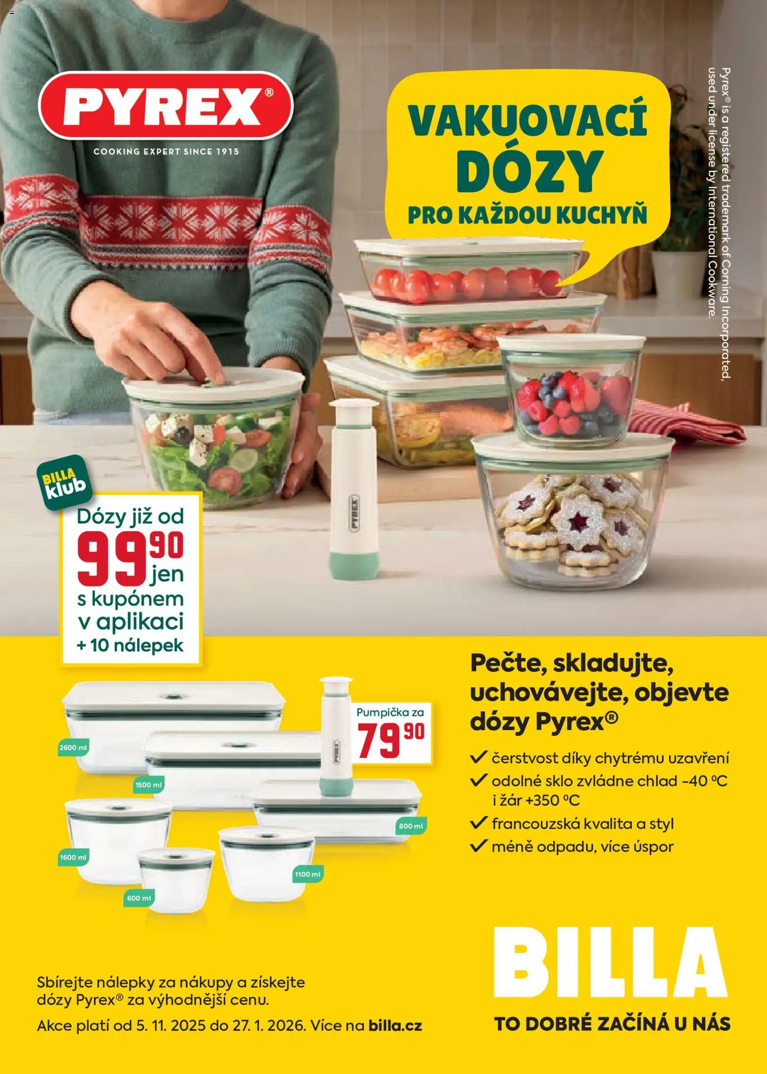 Billa Velký leták od 05.11.2025 | Strana: 14 | Produkty: Dózy, Nálepky