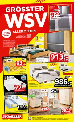 Segmüller Grösster WSW Aller Zeiten ab 10.01.2026 gültig | Seite: 4 | Produkte: Lattenrost, Boxspringbett, Topper, Box