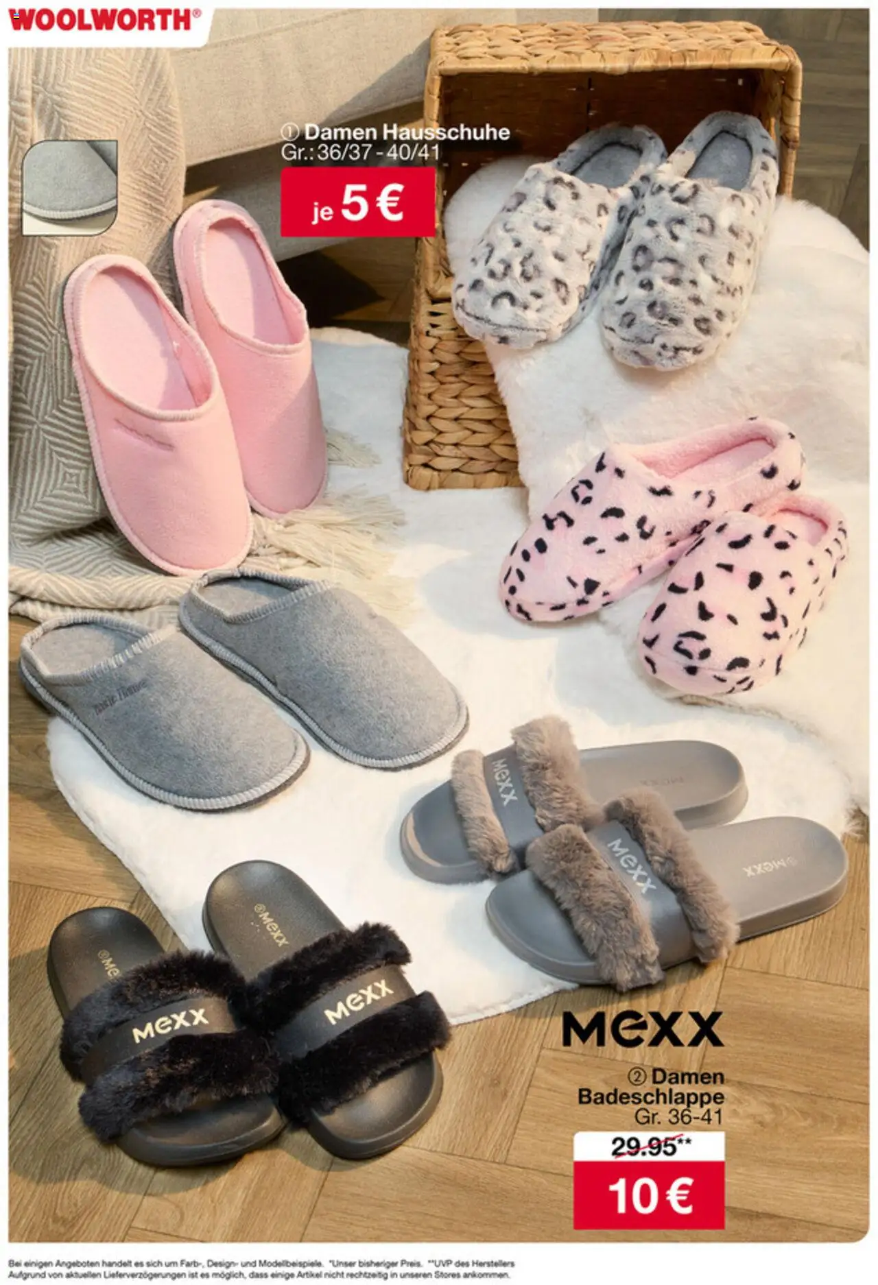 Woolworth Prospekt 	 – gültig ab 05.09.2025 | Seite: 24 | Produkte: Hausschuhe