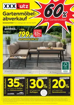 XXXL Lutz Größte Lagerräumungsverkauf ab 12.10.2025 gültig