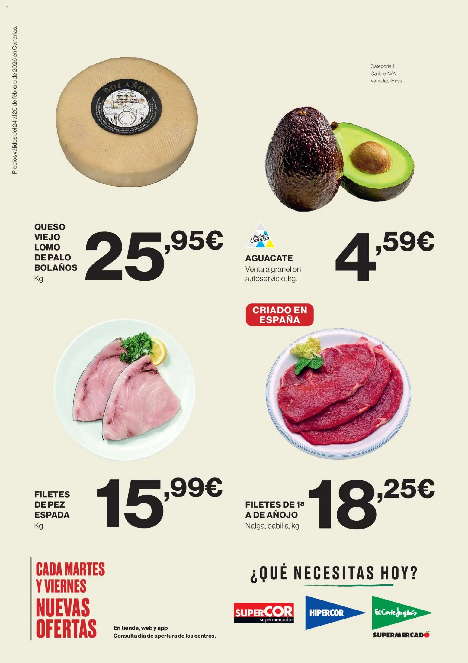 Supercor Canarias │ válido desde el 24.02.2026 | Página: 2 | Productos: Queso