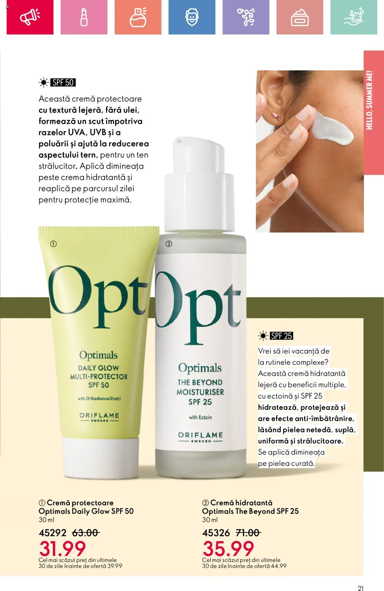 Oriflame catalog 10 2025 – valabil de la 06.07.2025 | Pagină: 21 | Produse: Arapsaçı, Cremă, Pește