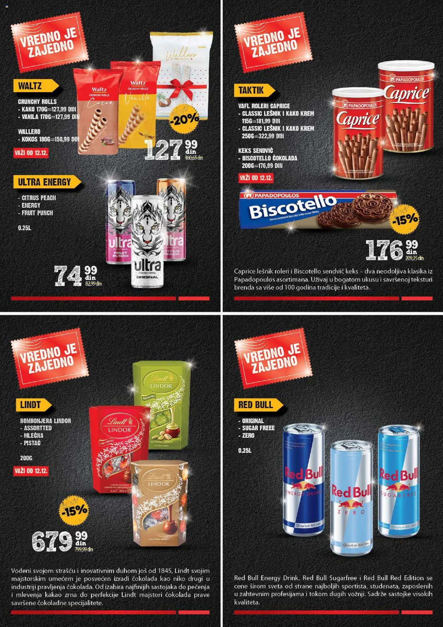 Idea katalog - važi od 11.12.2025 | Strana: 30 | Proizvode: Keks, Bombonjera, Lindt, Lešnik