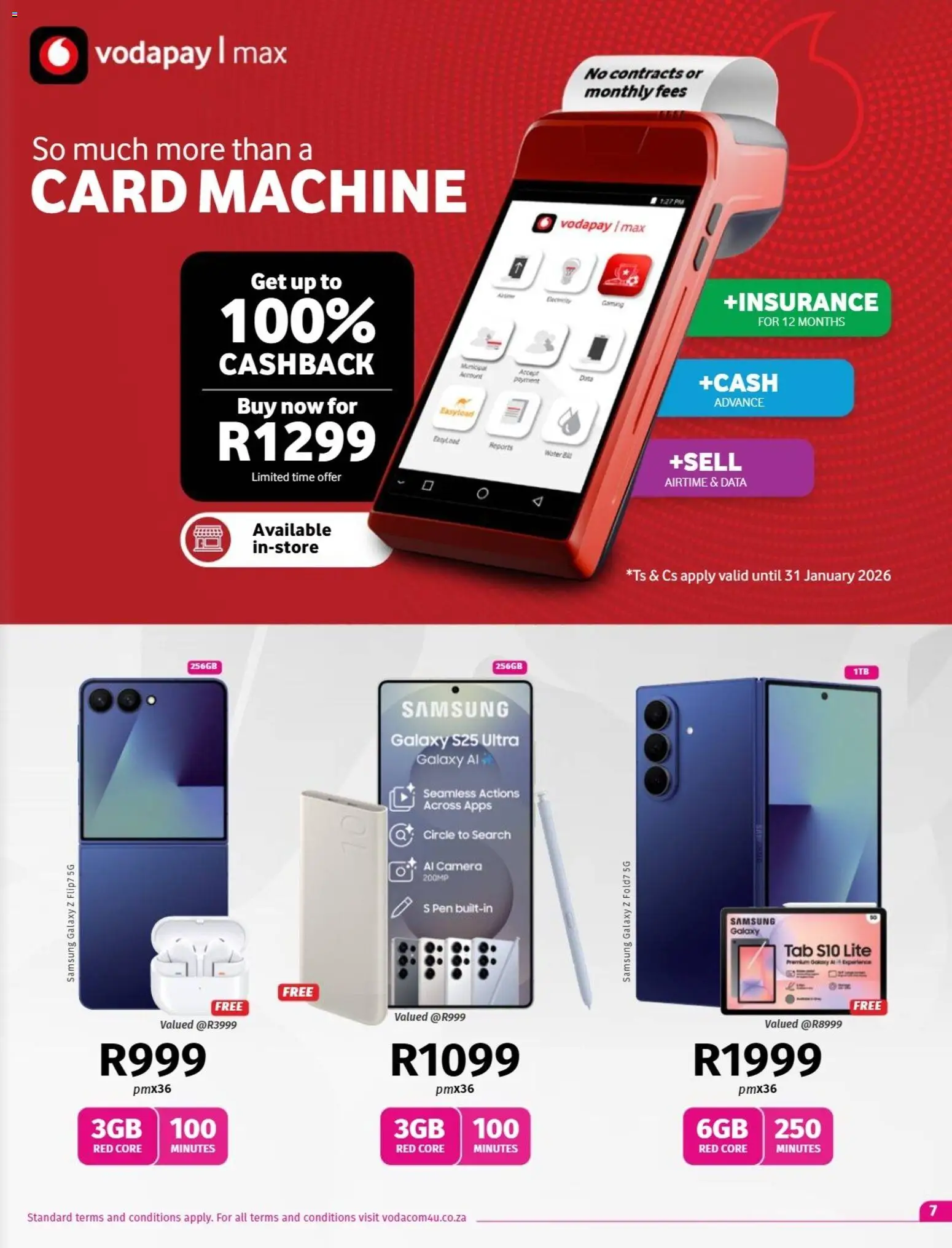New Vodacom catalogue – valid from 09.12.2025 | Page: 7 | Products: Data, Camera, Pen