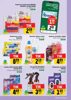 IKI leidinys galioja nuo 27.04.2026 | Puslapis: 53 | Prekių: Muilas, Tualetinis popierius