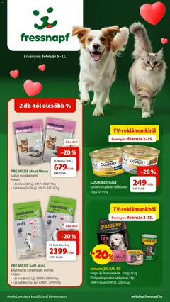 Fressnapf Akciós újság - amely érvényes a következő dátumtól: 05.02.2026