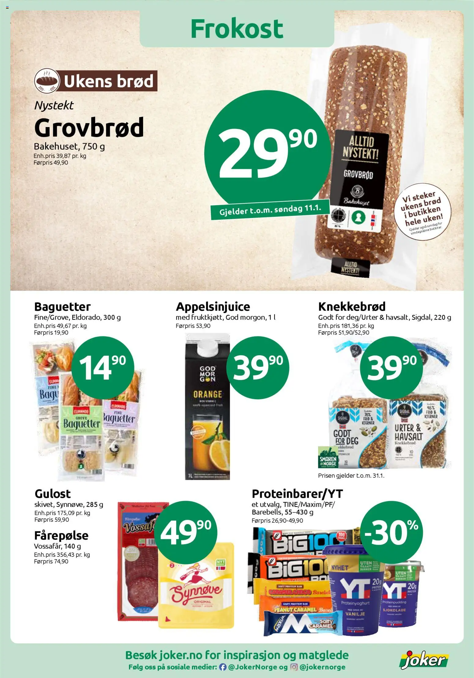 {H1} | Side: 11 | Produkter: Kit stație, Sjokolade, Salami, Gulost