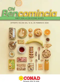 Anteprima del volantino Conad Colazione - Piemonte catalogo valido a partire dal 12.02.2026
